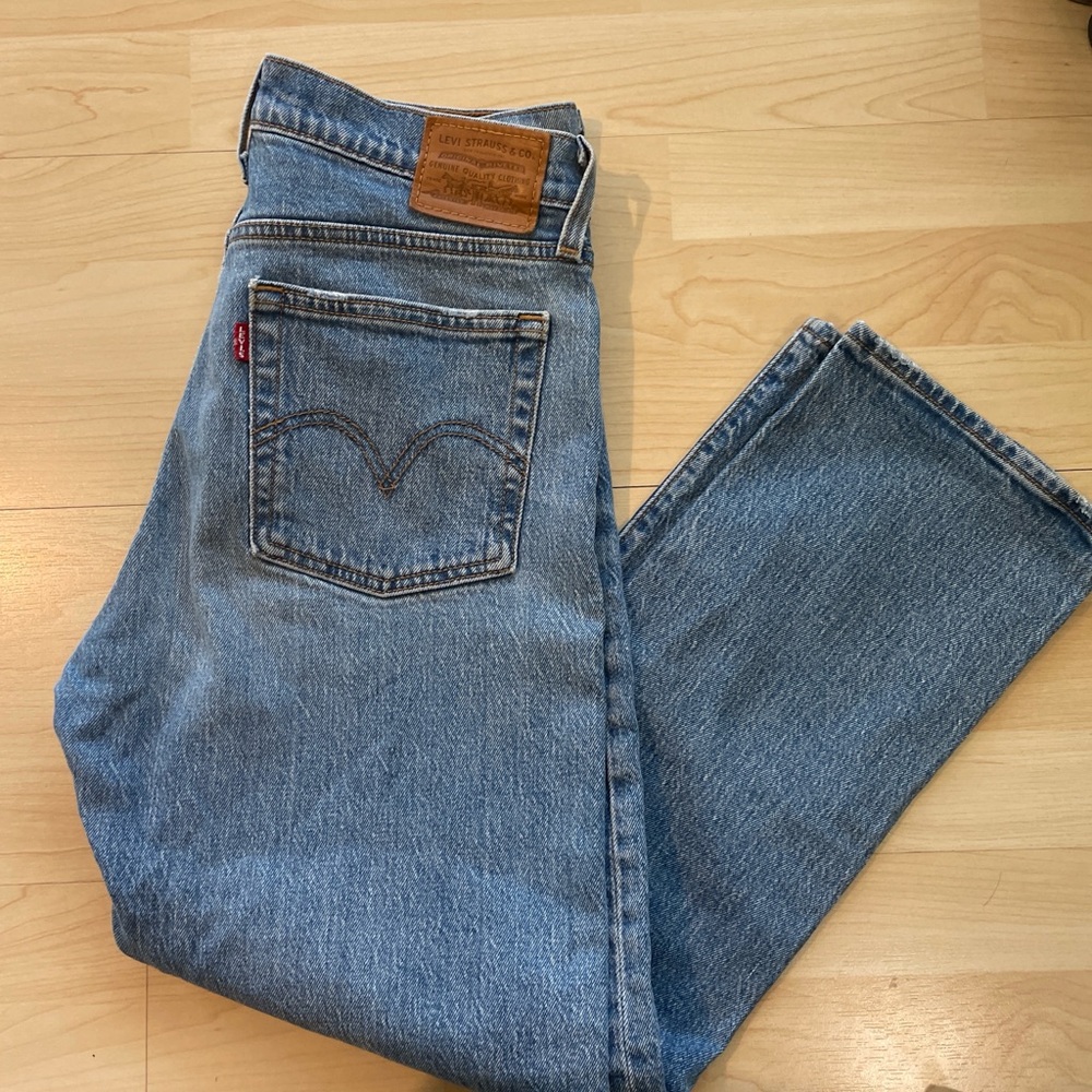 Levi's Light Blue Wedge Straight Jeans